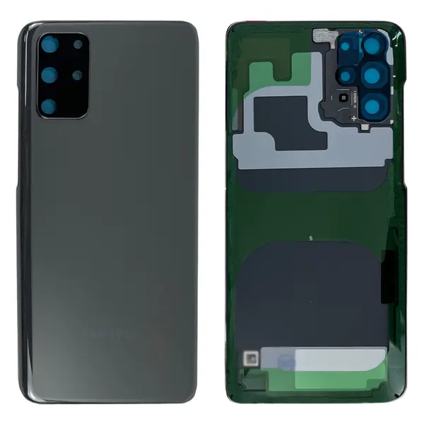 MR1_111144 Задня частина корпусу samsung galaxy s20 plus sm-g985 / g986 grey (з склом камери) original (prc) 