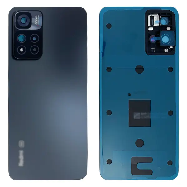 MR1_111154 Задня частина корпусу xiaomi redmi note 11 pro plus 5g black (з склом камери) original (prc) 