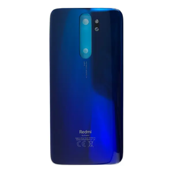 MR1_111663 Задня частина корпусу xiaomi redmi note 8 pro blue (з склом камери) original (prc) 