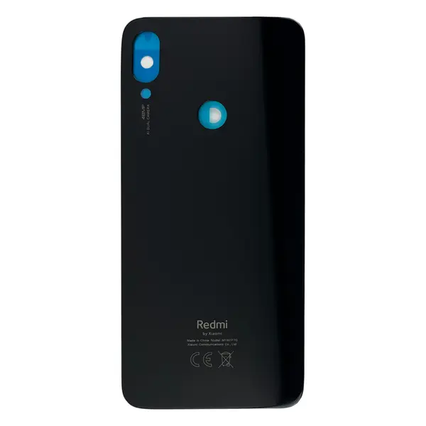 MR1_111664 Задня частина корпусу xiaomi redmi note 7 / redmi note 7 pro black (з склом камери) original (prc) 