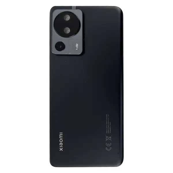 MR1_111615 Задня частина корпусу xiaomi 13 lite black (з склом камери) original (prc) 