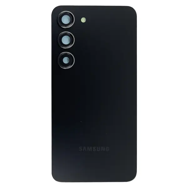 MR1_111623 Задня частина корпусу samsung galaxy s23 sm-s911 phantom black (з склом камери) original (prc) 