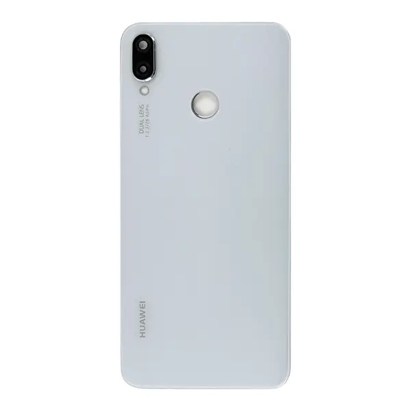 MR1_111649 Задня частина корпусу huawei p smart plus / nova 3i white (з склом камери) original (prc) 