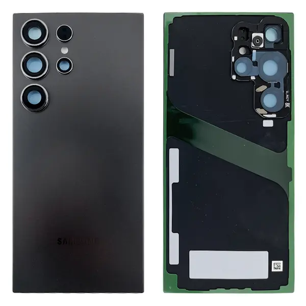 MR1_112028 Задня частина корпусу samsung galaxy s24 ultra sm-s928 titanium black (з склом камери) original (prc) 