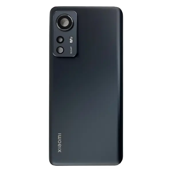 MR1_112002 Задня частина корпусу xiaomi 12 / 12x / 12s gray (з склом камери) original (prc) 