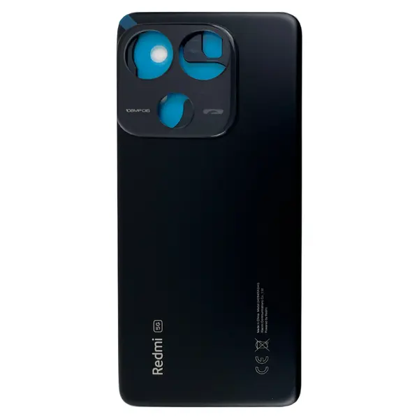 MR1_112008 Задня частина корпусу xiaomi redmi note 14 5g black (з склом камери) original (prc) 