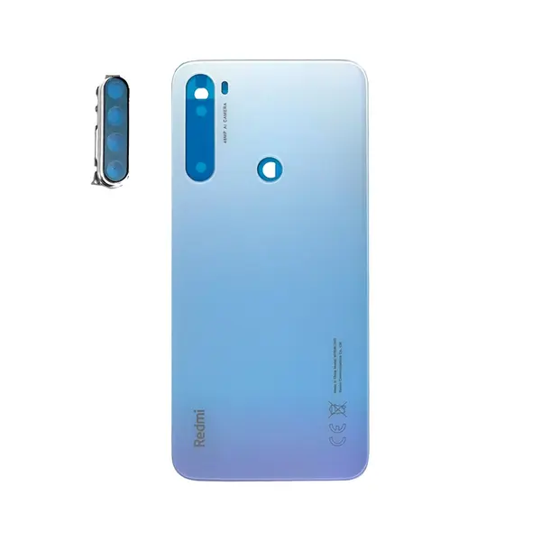 MR1_112013 Задня частина корпусу xiaomi redmi note 8t white (з склом камери) original (prc) 