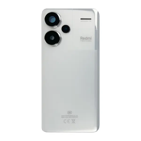 MR1_112513 Задня частина корпусу xiaomi redmi note 13 pro plus moonlight white (з склом камери) original (prc) 