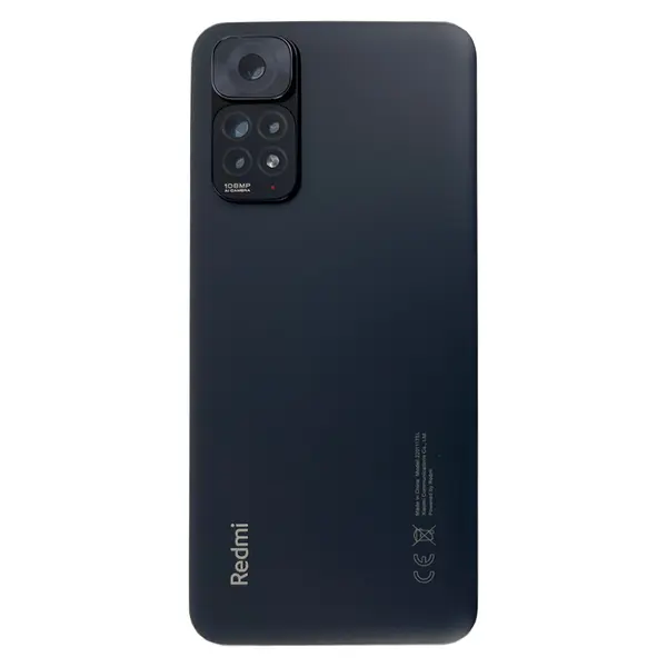 MR1_112692 Задня частина корпусу xiaomi redmi note 11 graphite gray (з склом камери) original (prc) 