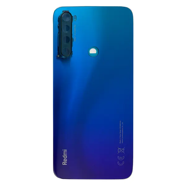 MR1_112695 Задня частина корпусу xiaomi redmi note 8 blue (з склом камери) original (prc) 