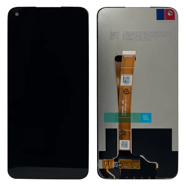 MR1_112841 Дисплей oppo a52 / a72 / a92 / realme 6 / 6s (p/n di0649jn01) complete black original (prc) 