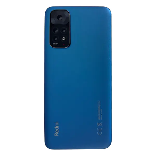 MR1_112962 Задня частина корпусу xiaomi redmi note 11 twilight blue (з склом камери) original (prc) 