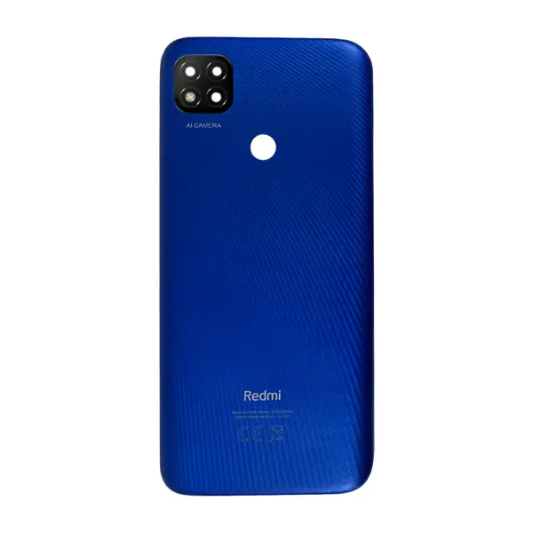 MR1_112969 Задня частина корпусу xiaomi redmi 9c blue (з склом камери) original (prc) 