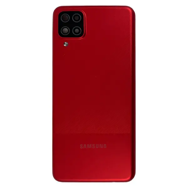 MR1_113158 Задня частина корпусу samsung galaxy a12 sm-a125 red (з склом камери) original (prc) 