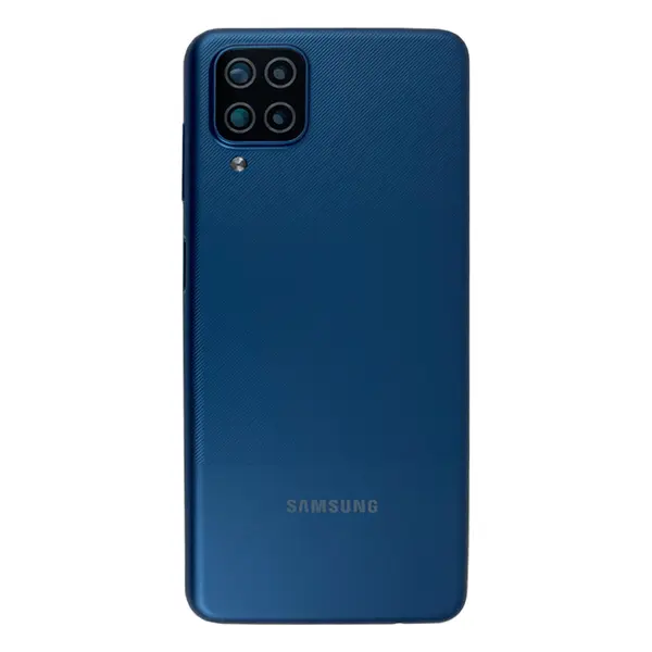 MR1_113120 Задня частина корпусу samsung galaxy a12 sm-a125 blue (з склом камери) original (prc) 
