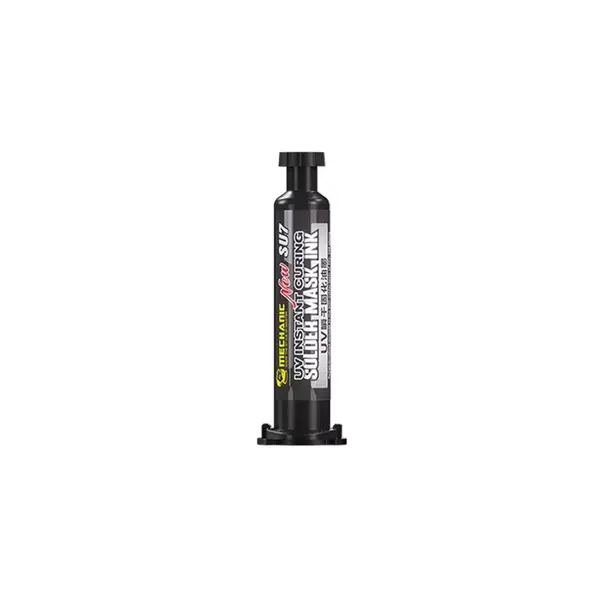 MR1_110966 Паяльна маска mechanic su7 з уф-затвердінням (чорна, 10ml) 