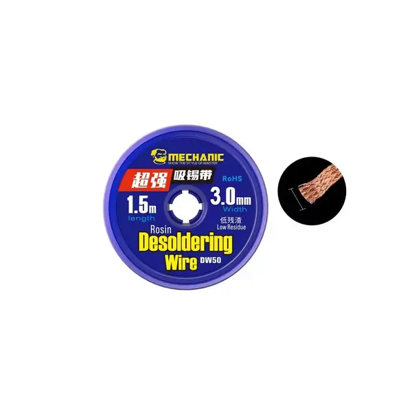 MR1_110800 Оплетка mechanic dw50 3015 (3mm / 1.5m) 