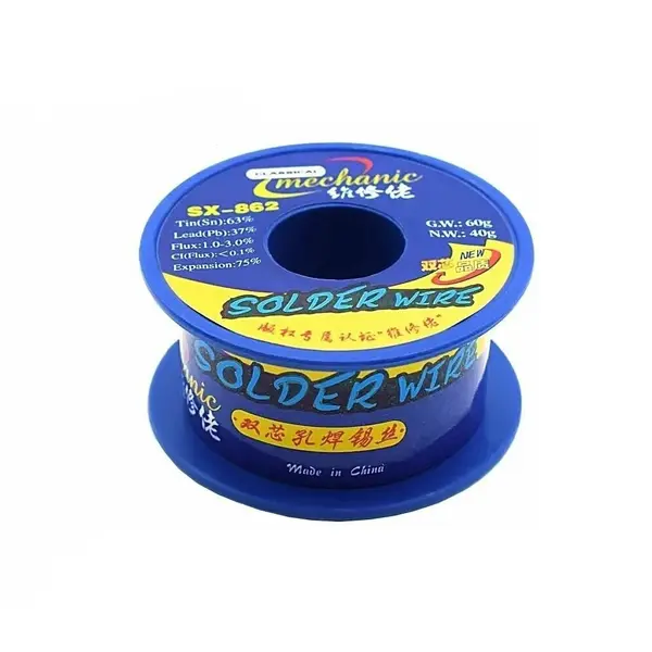 MR1_110835 Припій mechanic sx862 з каніфольним сердечником (0.3mm / 60g) 
