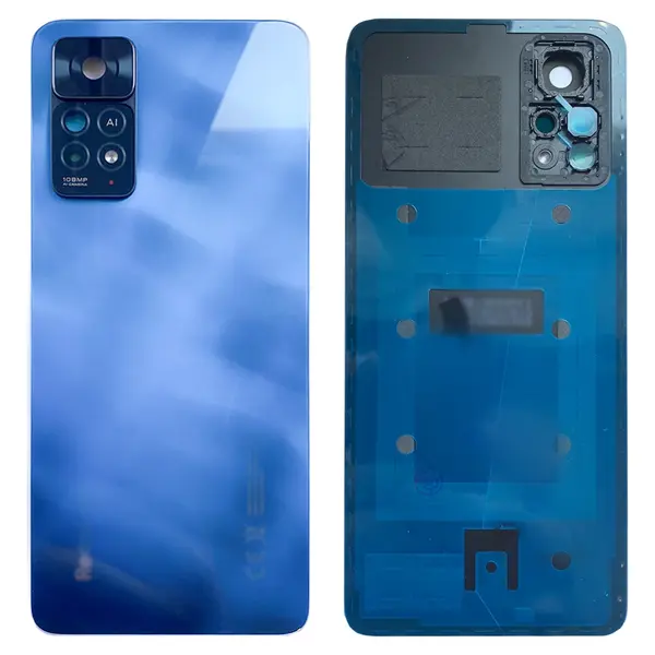 MR1_111131 Задня частина корпусу xiaomi redmi note 11 pro 5g atlantic blue (з склом камери) original (prc) 