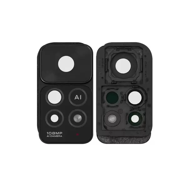 MR1_111199 Скло камери xiaomi redmi note 11 pro 5g (з рамкою) black 