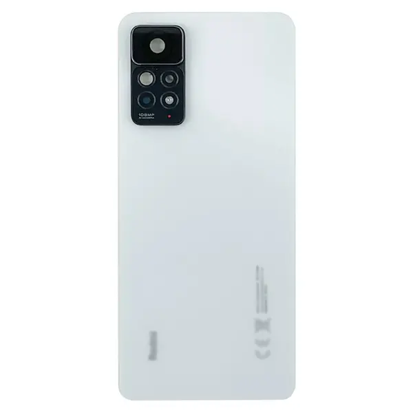 MR1_111668 Задня частина корпусу xiaomi redmi note 11 pro polar white (з склом камери) original (prc) 