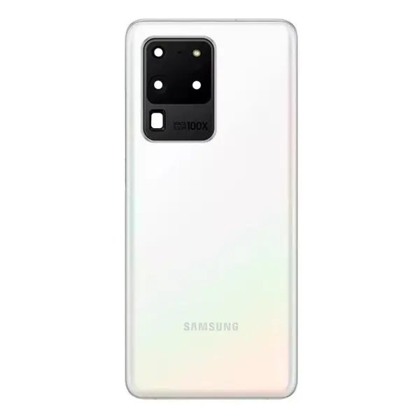 MR1_111676 Задня частина корпусу samsung galaxy s20 ultra sm-g988 white (з склом камери) original (prc) 