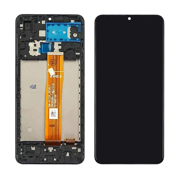 MR3_181922 Дисплей samsung sm-a125, m125 galaxy a12, m12 (2020), з сенсором, та рамкою black 