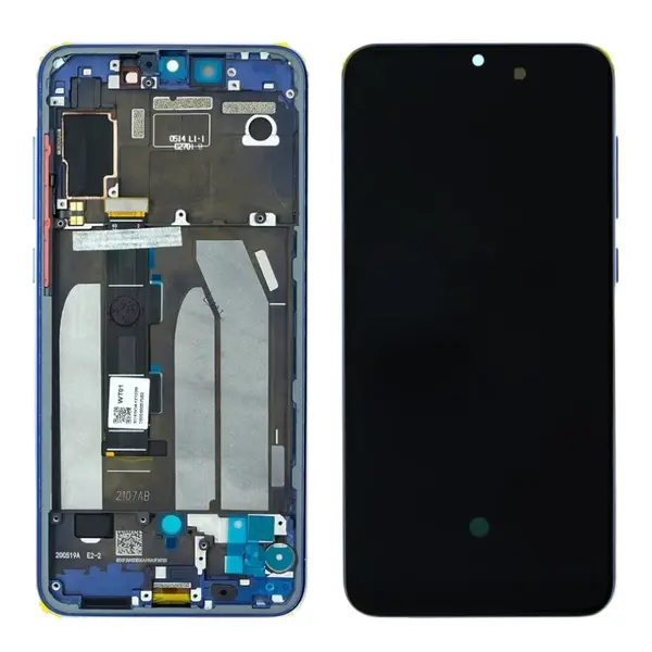 MR3_194645 Дисплей xiaomi mi 9 se, з сенсором, та рамкою ocean blue original prc 