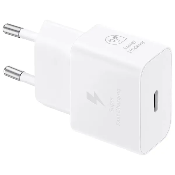 MR3_196584 Мережевий зарядний пристрій samsung 1usb-c pd, qc 25w 1:1 білий 