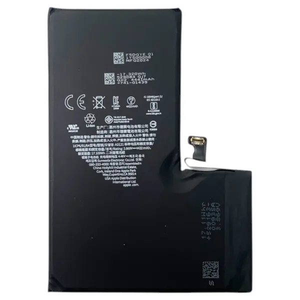 MR3_199039 Акумулятор iphone 15 pro max (jcid без помилки) 4780mah 