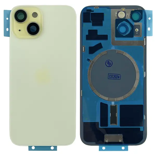 MR1_106904 Кришка задня iphone 15 yellow (з рамкою) original (prc) 