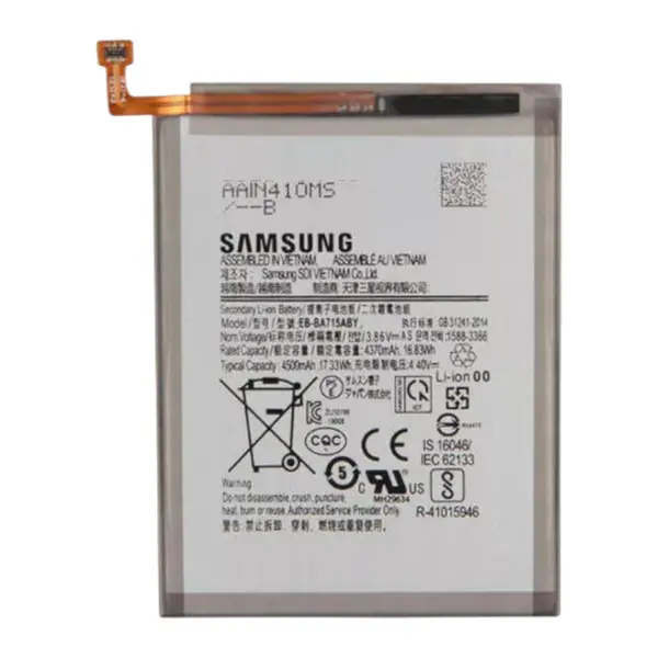 MR3_215008 Акумулятор samsung galaxy a71, sm-a715 (2020), (eb-ba715aby), оригінал (prc), (тех. пак) 
