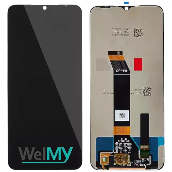 MR3_224140 Дисплей poco m5, poco m4 5g, redmi 10 5g, redmi note 11e, з сенсором, power black (welmy) 