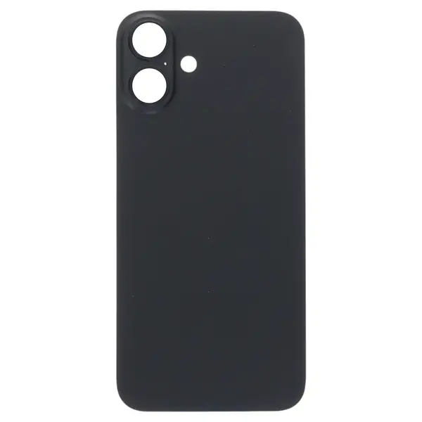 MR3_224360 Задня кришка (скло) iphone 16 plus black, сервісний оригінал у зборі на рамці 