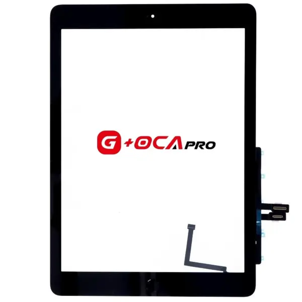 MR3_237764 Тачскрін сенсор для g, oca pro ipad (9.7), (2018) зі шлейфом та кнопкою меню (home) black 