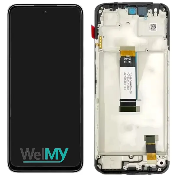 MR3_241167 Дисплей redmi 13, poco m6 (tl068fvmm-50), з сенсором, та рамкою midnight black (welmy) 