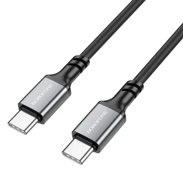 MR3_320305 Кабель pd type-c to type-c borofone bx83, 60w 1m black 