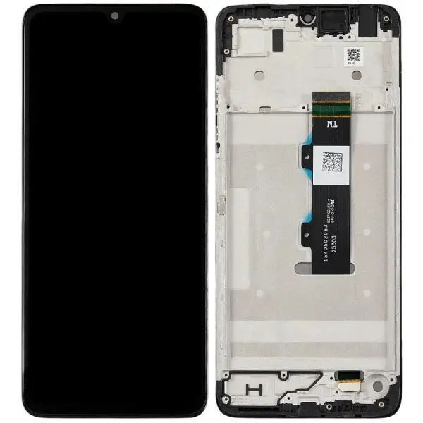MR3_320893 Дисплей motorola xt2535 moto g06, з сенсором, і рамкою black сервісний оригінал 
