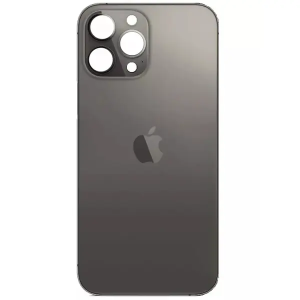 MR3_333193 Задня кришка (скло) iphone 13 pro max graphite (small hole), сервісний оригінал 