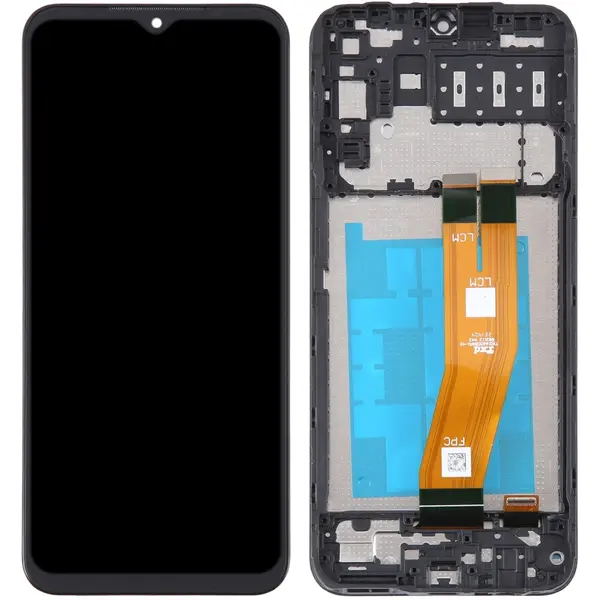 MR3_338711 Дисплей samsung sm-a145 galaxy a14 4g (2023), з сенсором, та рамкою black сервісний оригінал (жовтий шлейф) 