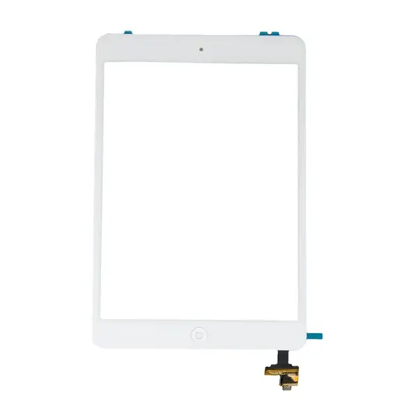 MR3_8846 Тачскрін сенсор для ipad mini, ipad mini 2 з мікросхемою та кнопкою меню (home) білий h/c 