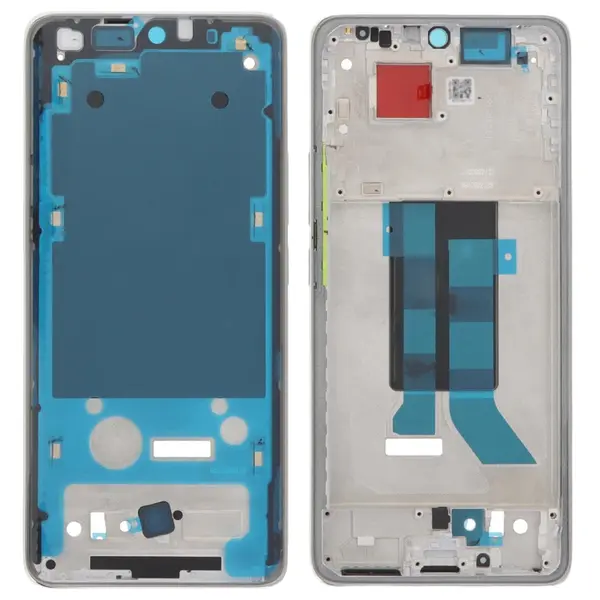 MR1_114418 Рамка дисплея xiaomi poco x7 silver 