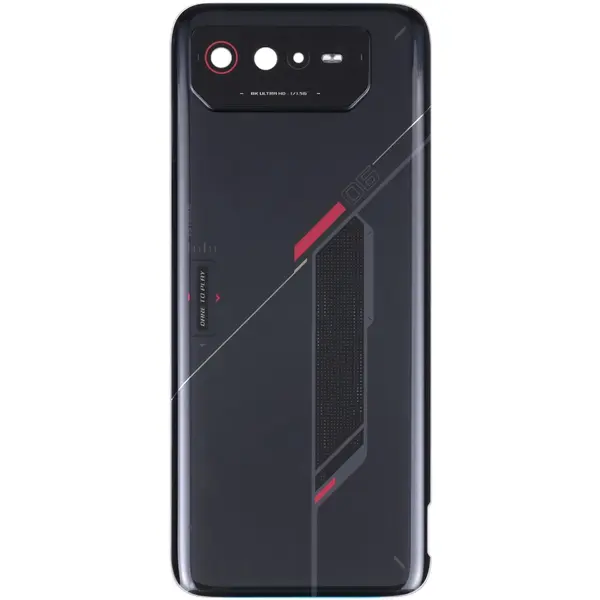 MR1_114450 Задня частина корпусу asus rog phone 6 (ai2201) phantom black (з склом камери) 