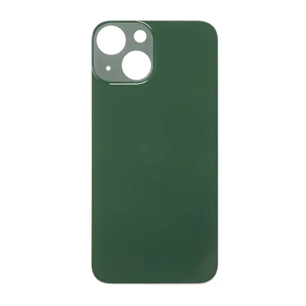 MR1_114567 Кришка задня iphone 13 mini green (великий виріз під камеру) 
