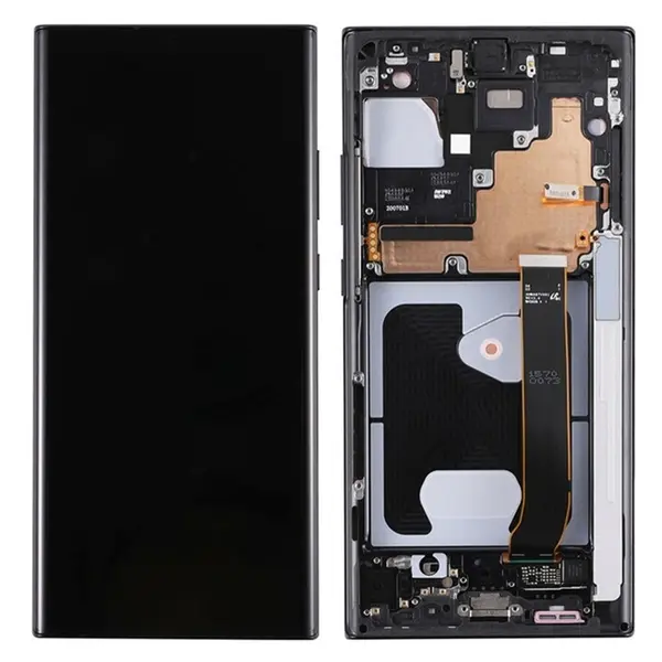 MR1_114828 Дисплей samsung galaxy note 20 ultra sm-n985b/f oled with frame black (repart) 
