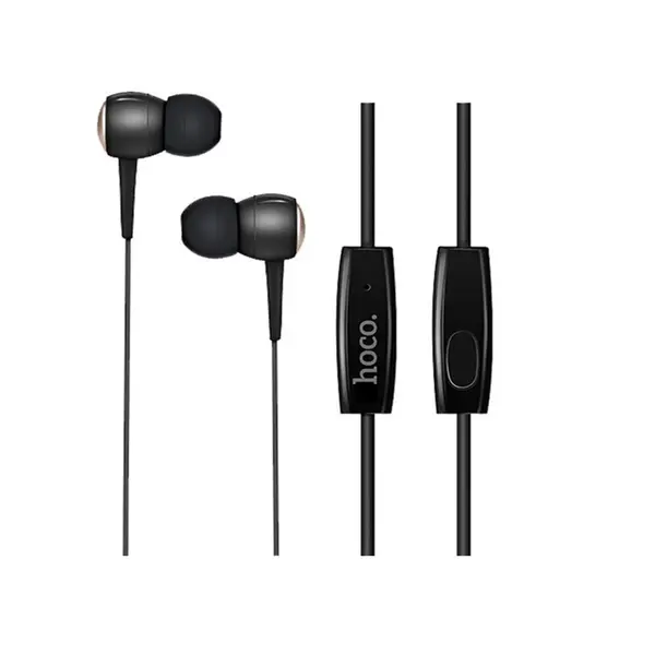 MR3_104811 Навушники hoco m19 drumbeat universal mini-jack black (з мікрофоном) 