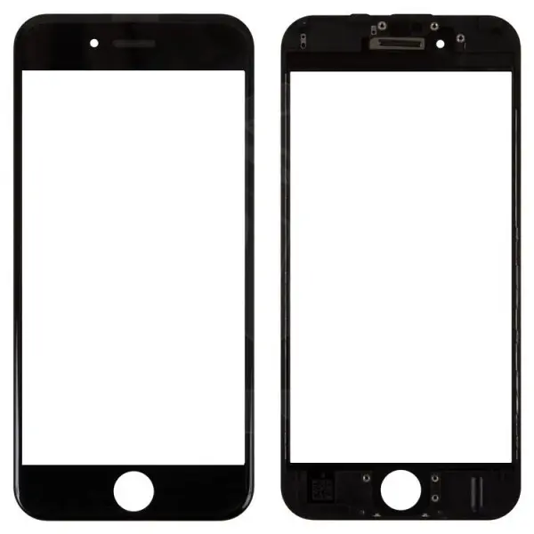 MR3_104998 Скло корпусу для iphone 7 з oca-плівкою та рамкою black оригінал 