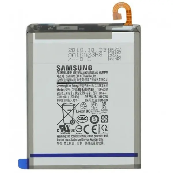 MR3_105050 Акумулятор samsung a105, m105, a750 galaxy a10, m10, a7 (2018), (eb-ba750abe), (aaaa) 