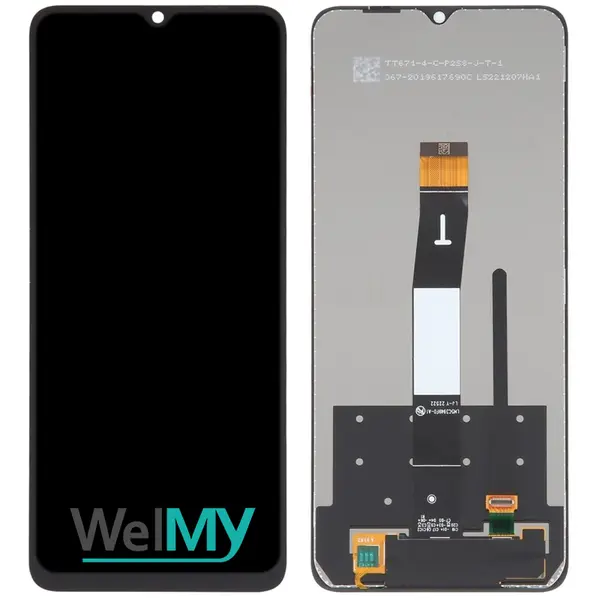 MR3_124416 Дисплей redmi 12c, redmi 11a, з сенсором, black (welmy) 