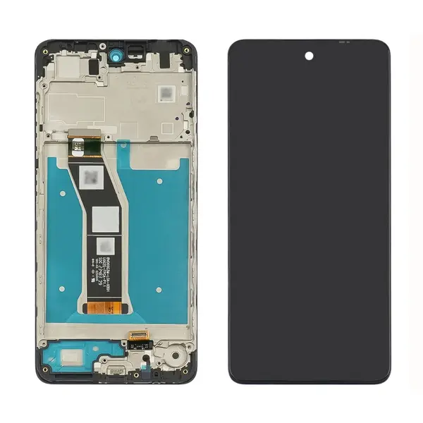 MR3_179422 Дисплей motorola xt2421 moto g04, з сенсором, та рамкою black 